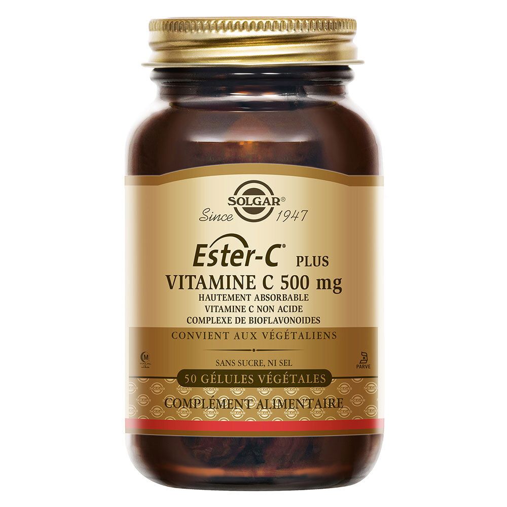 Solgar Ester-C® Plus Vitamine C 500 Mg Capsule(S) 50 Pc(S)