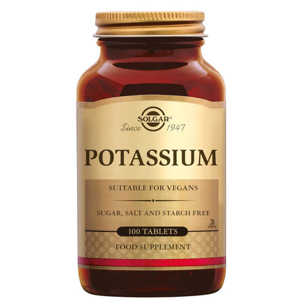 Solgar Vert Potassium, 100 Comprimés (99 Mg Par Comprimé) - Image 3