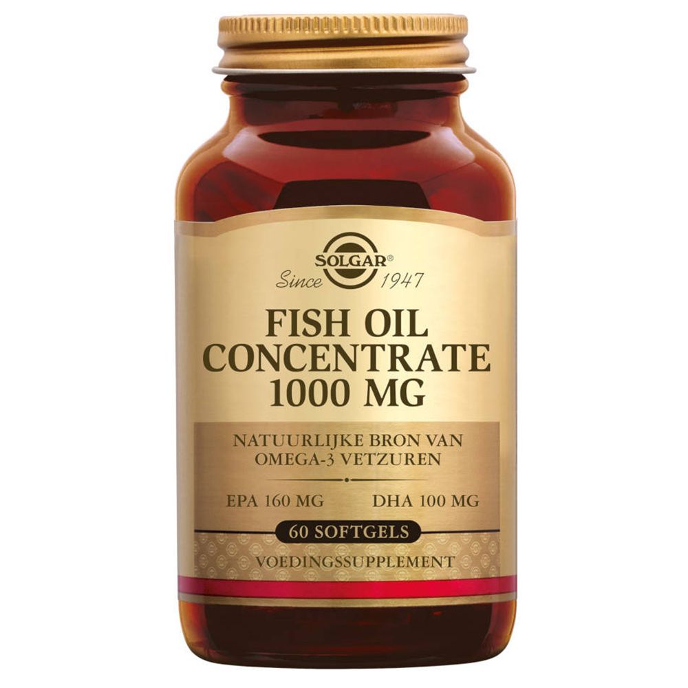 Solgar Fish Oil Concentrate Huile De Poisson 1000 Mg Capsule(S) 60 Pc(S)