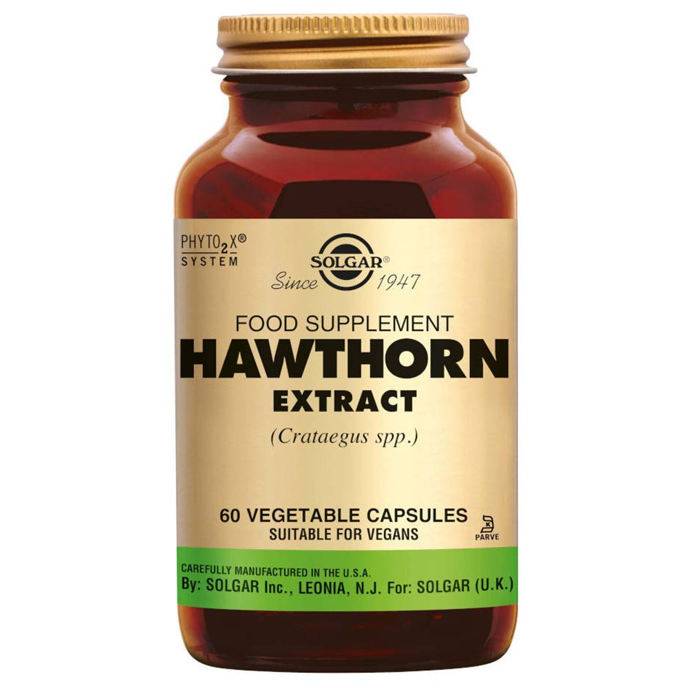 Solgar Hawthorn Extract | Extrait D'aubépine Capsule(S) 60 Pc(S)