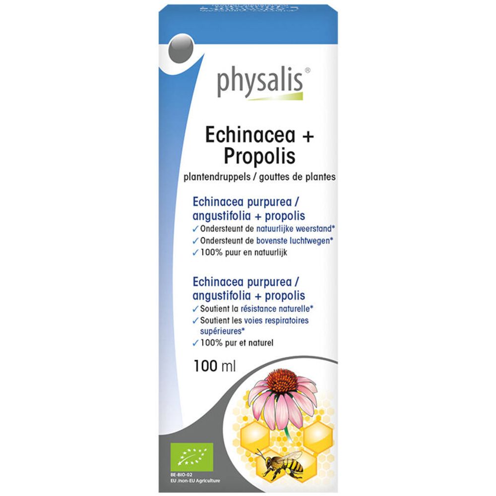 Physalis Physalis® Echinacea + Propolis Gouttes De Plantes Bio Solution(S) 100 Ml Enfants