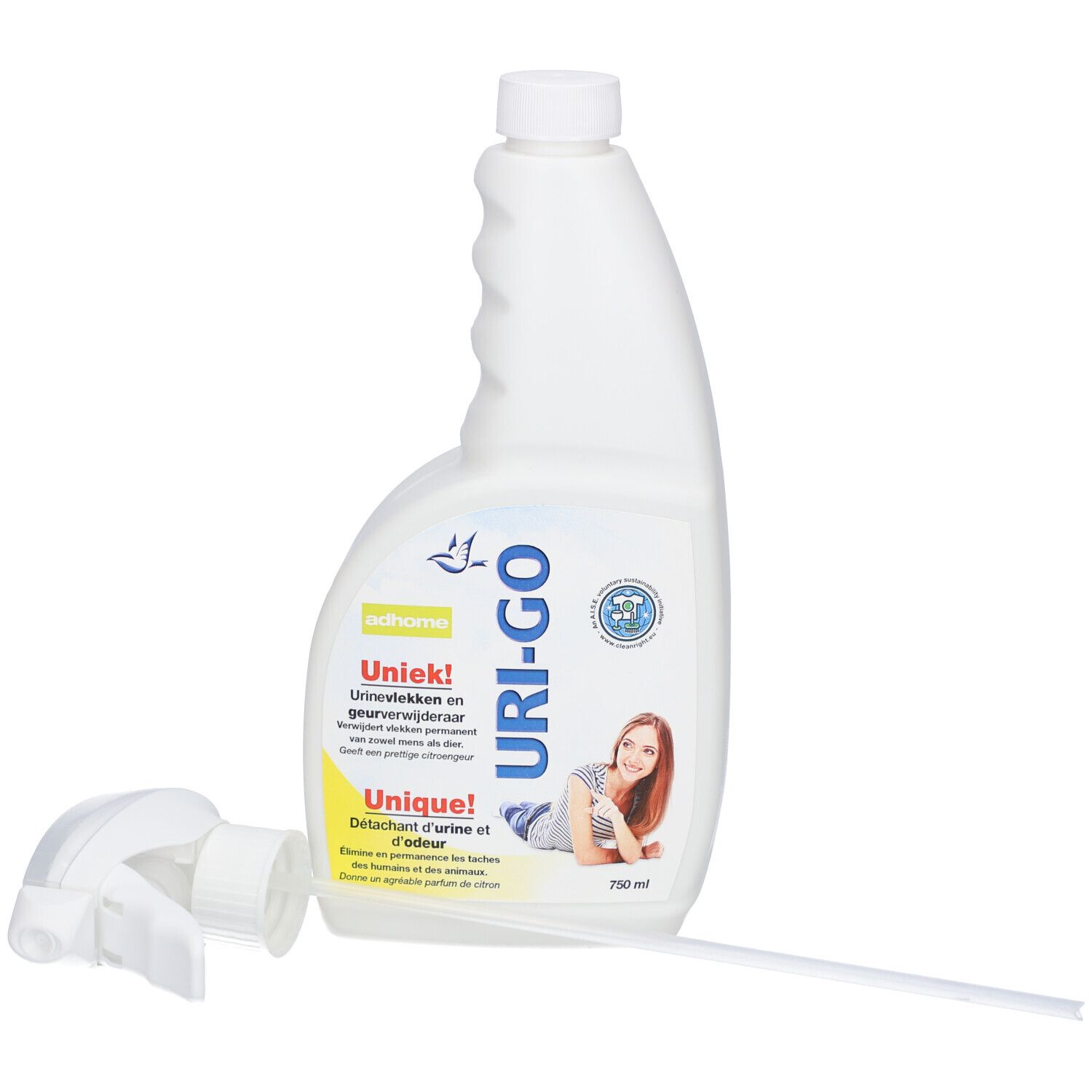Uri-Go® Spray Dissolvant d'urine Odeurs et taches 750 ml