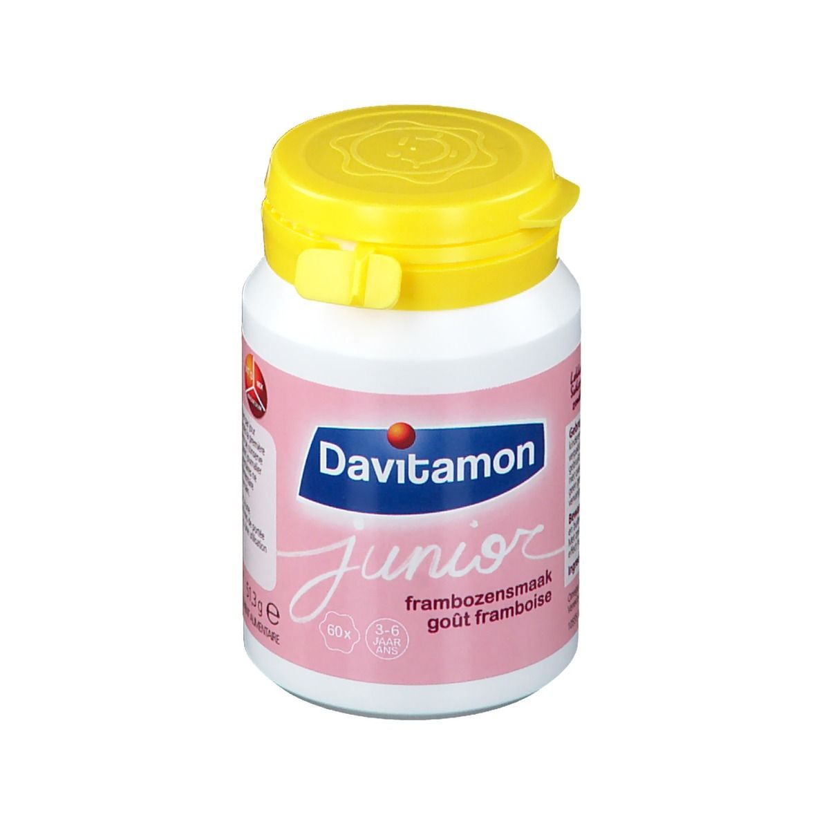 Davitamon Junior Framboise 60 pc(s) Comprimé(S)