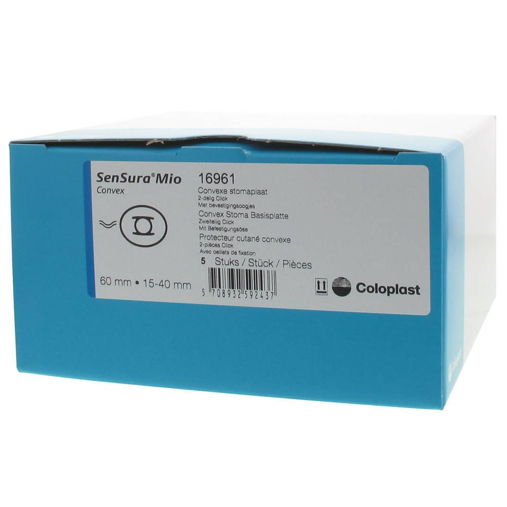 SenSura Mio Convex Click 2-pièces Plaques 15-40 mm 5 pc(s) Plaque De Base