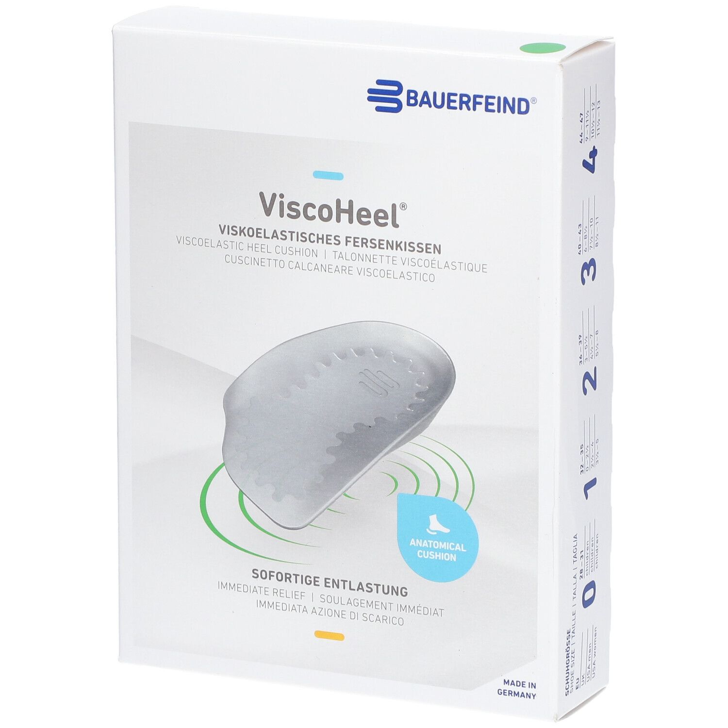 ViscoHeel Viscoélastique Coussin de talon, taille 32-35 2 pc(s) Autre