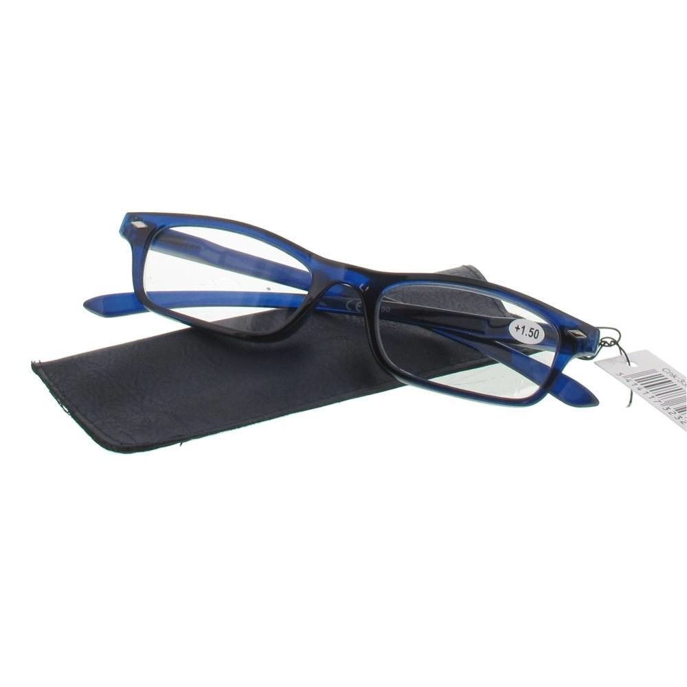 pharmaGLASSES® Lunettes de lecture Bleu +1.50 1 pc(s)