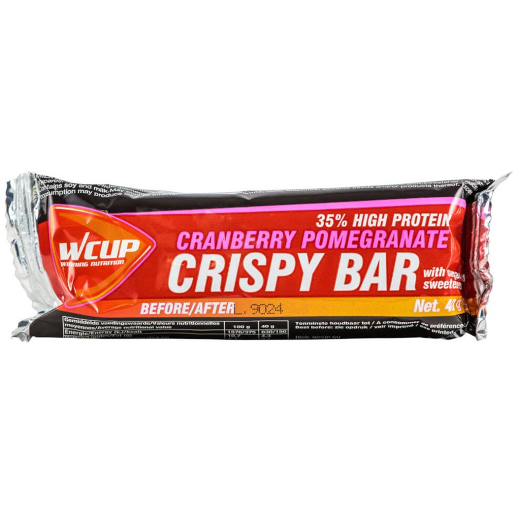 WCUP Crispy Bar Cranberry-Granade 40 g Barre