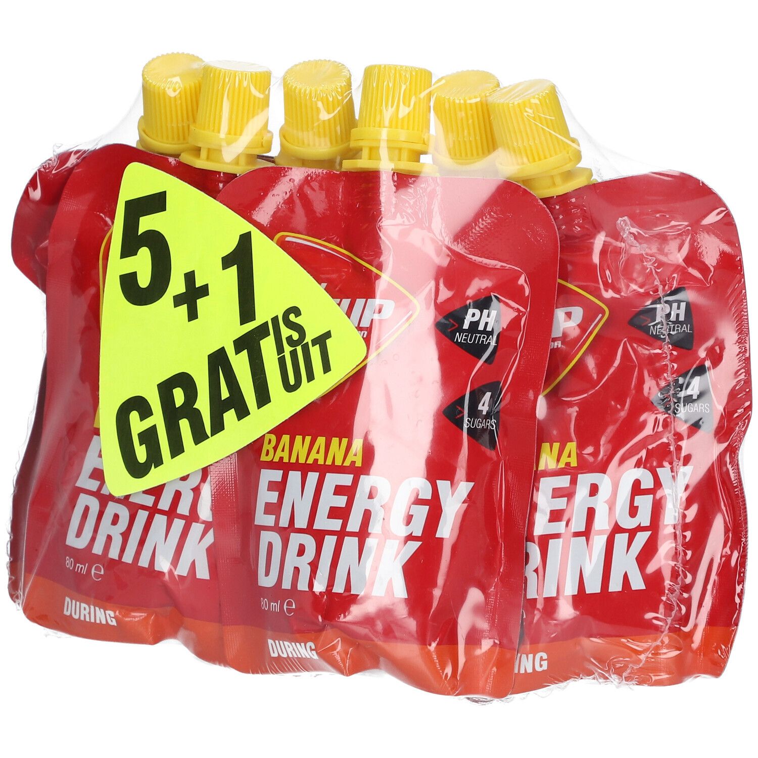 WCUP Energy Drink Banane 6x80 ml Solution(S) Buvable(S)