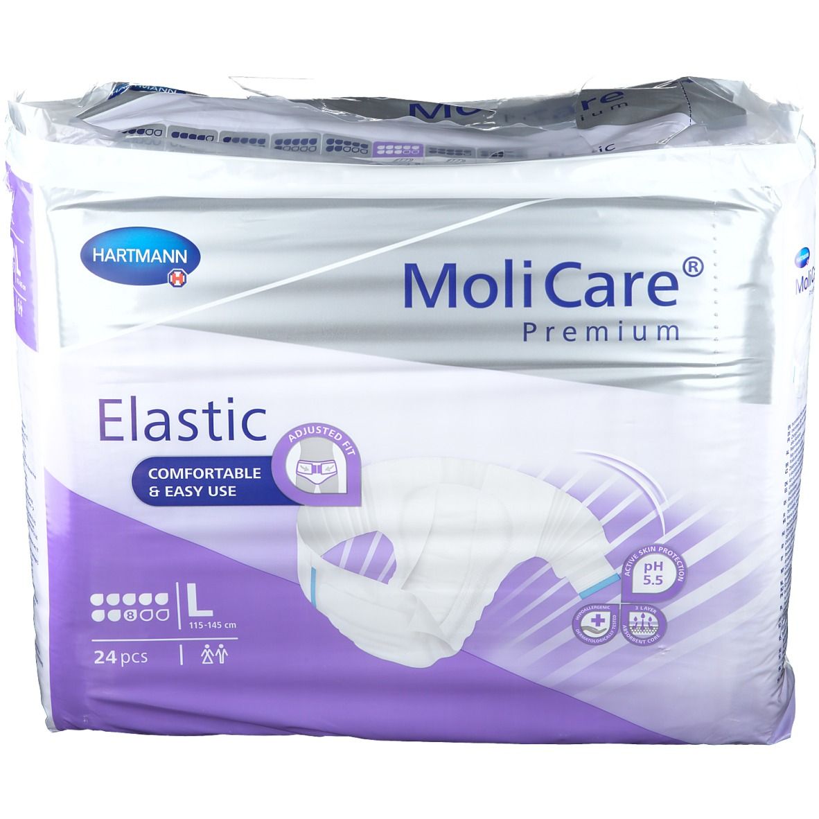 MoliCare Premium Elastic L 24 pc(s) Couches