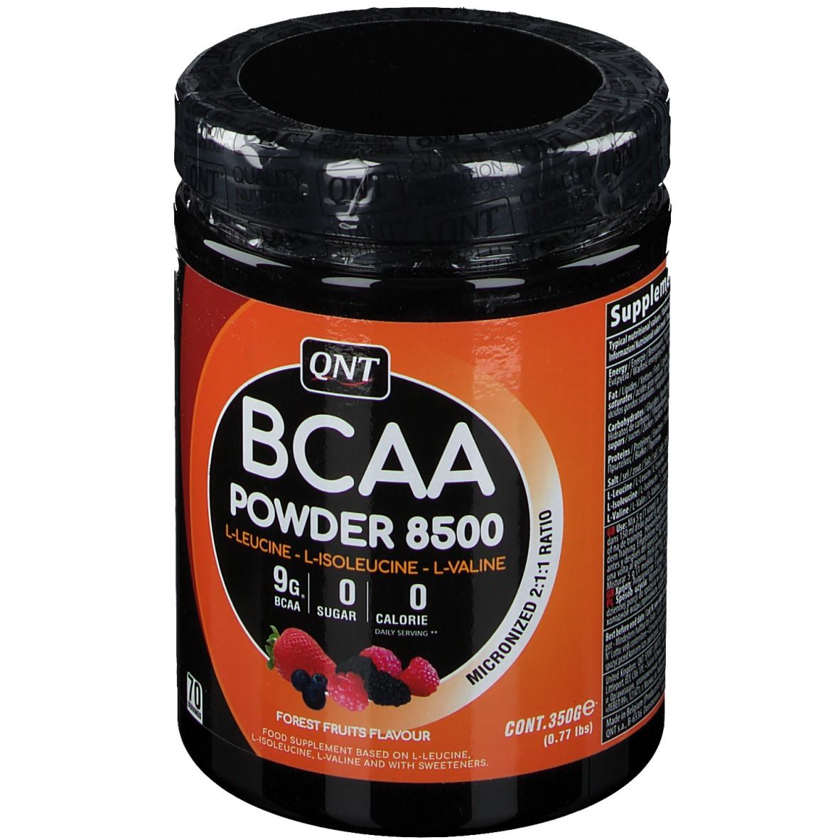 Qnt Bcaa 8500 Poudre Fruits Des Bois 350 G Enfants