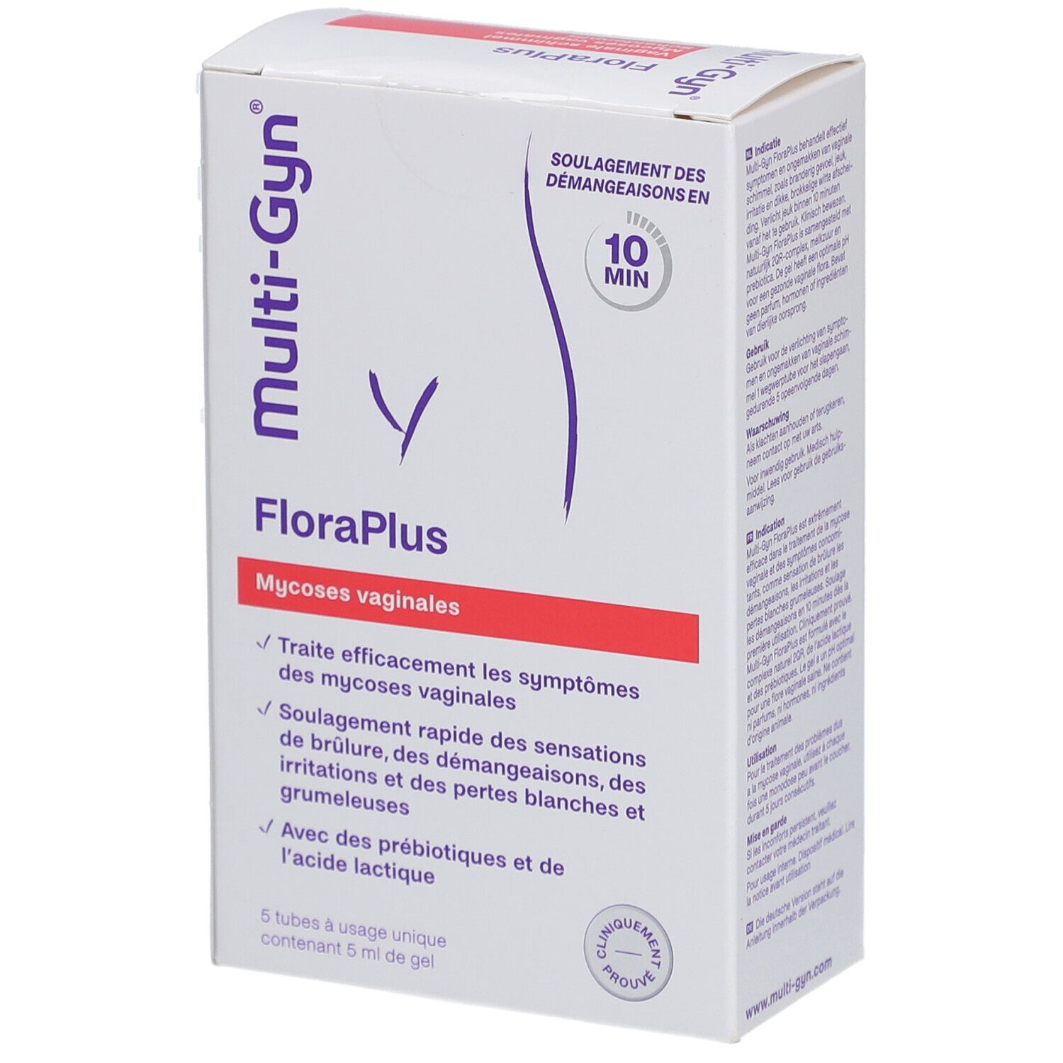 Multi-Gyn FloraPlus 5x5 ml Gel Vaginal