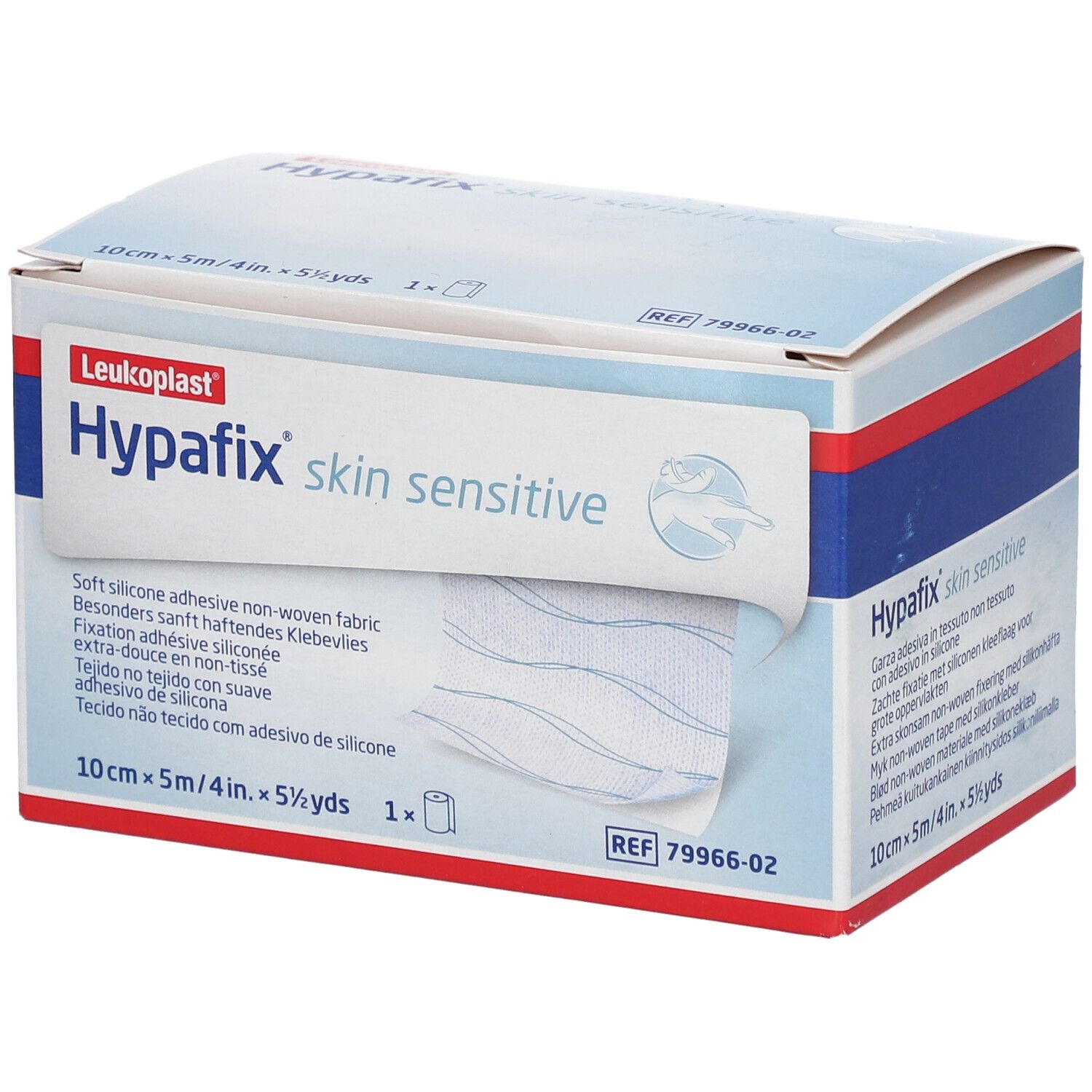 Leukoplast Hypafix Peau Sensible 10 Cm X 5 M Pansement(S) 1 Pc(S) Enfants - Image 1