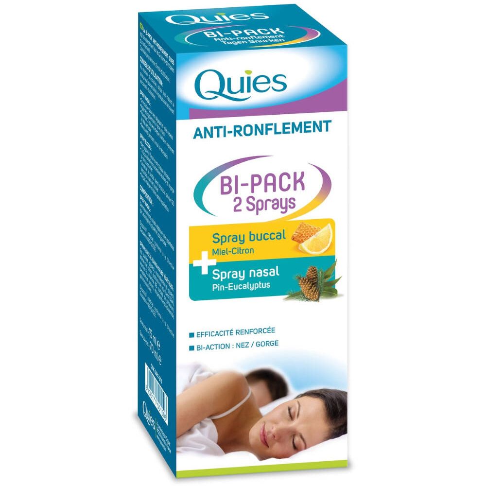 Quies Bi-pack anti-ronflement 1 pc(s) Spray