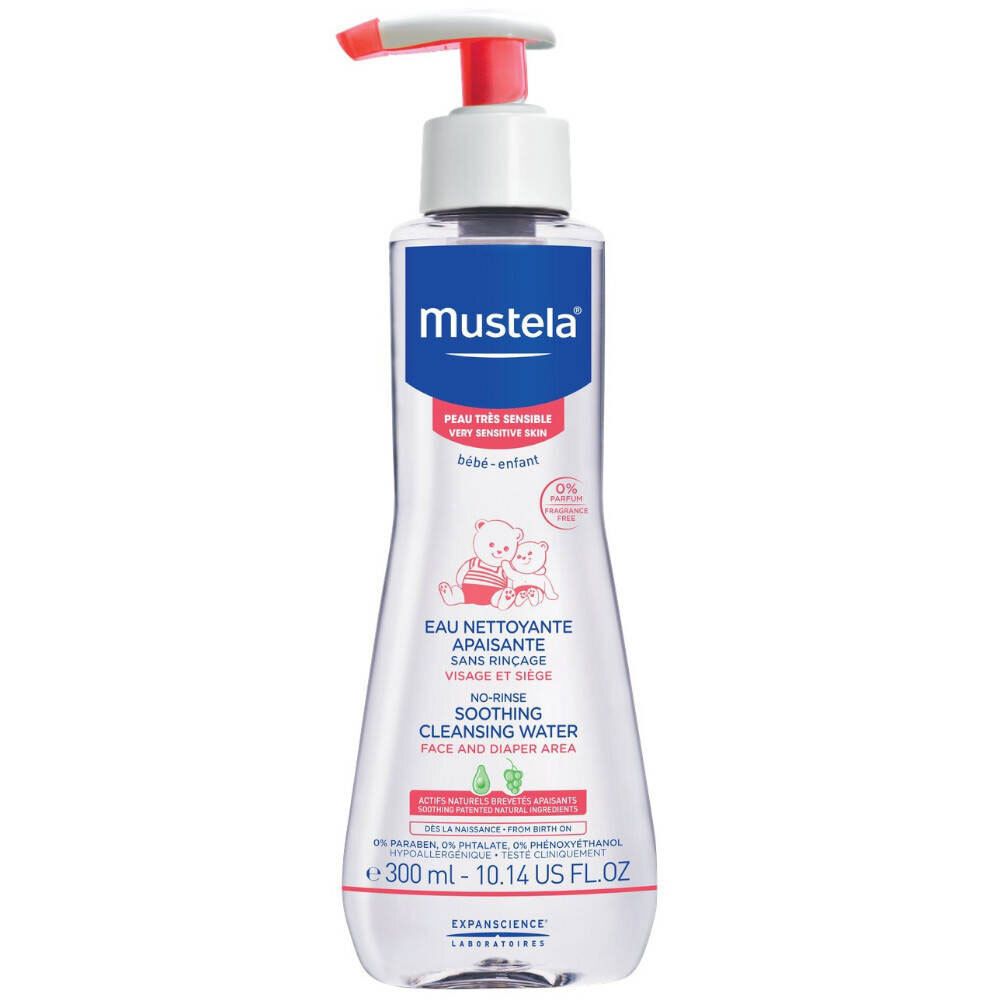 mustela Eau de nettoyage apaisante sans rinçage 300 ml Produit(S) Nettoyant(S)