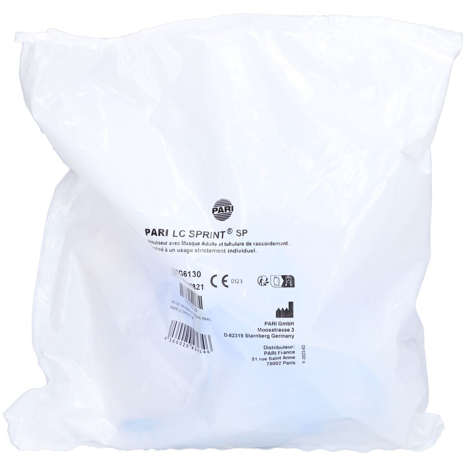 Pari LC Sprint SP Nébuliseur + Masque Adulte 1 set 1 pc(s) Set(S)