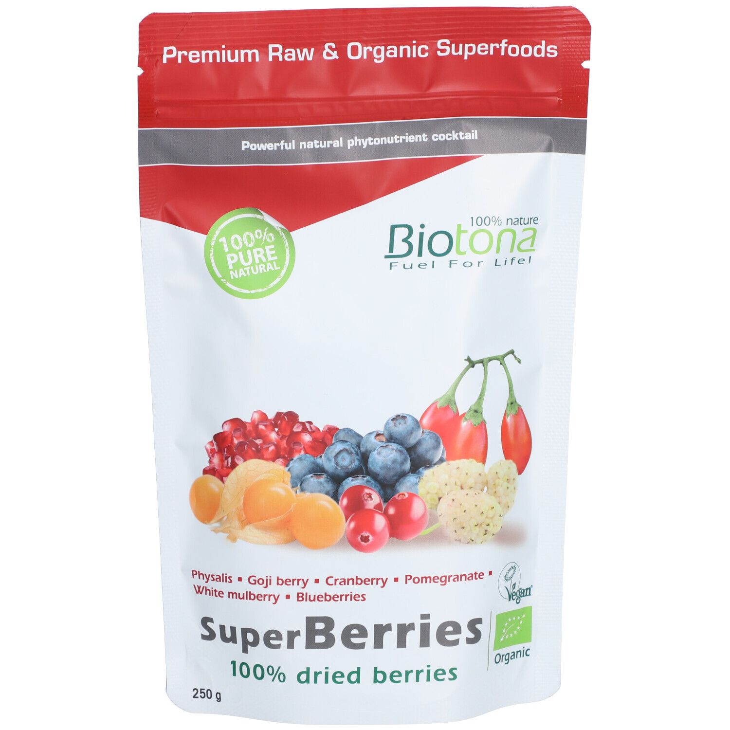 Biotona Biotona® Superberries Autre 250 G Enfants