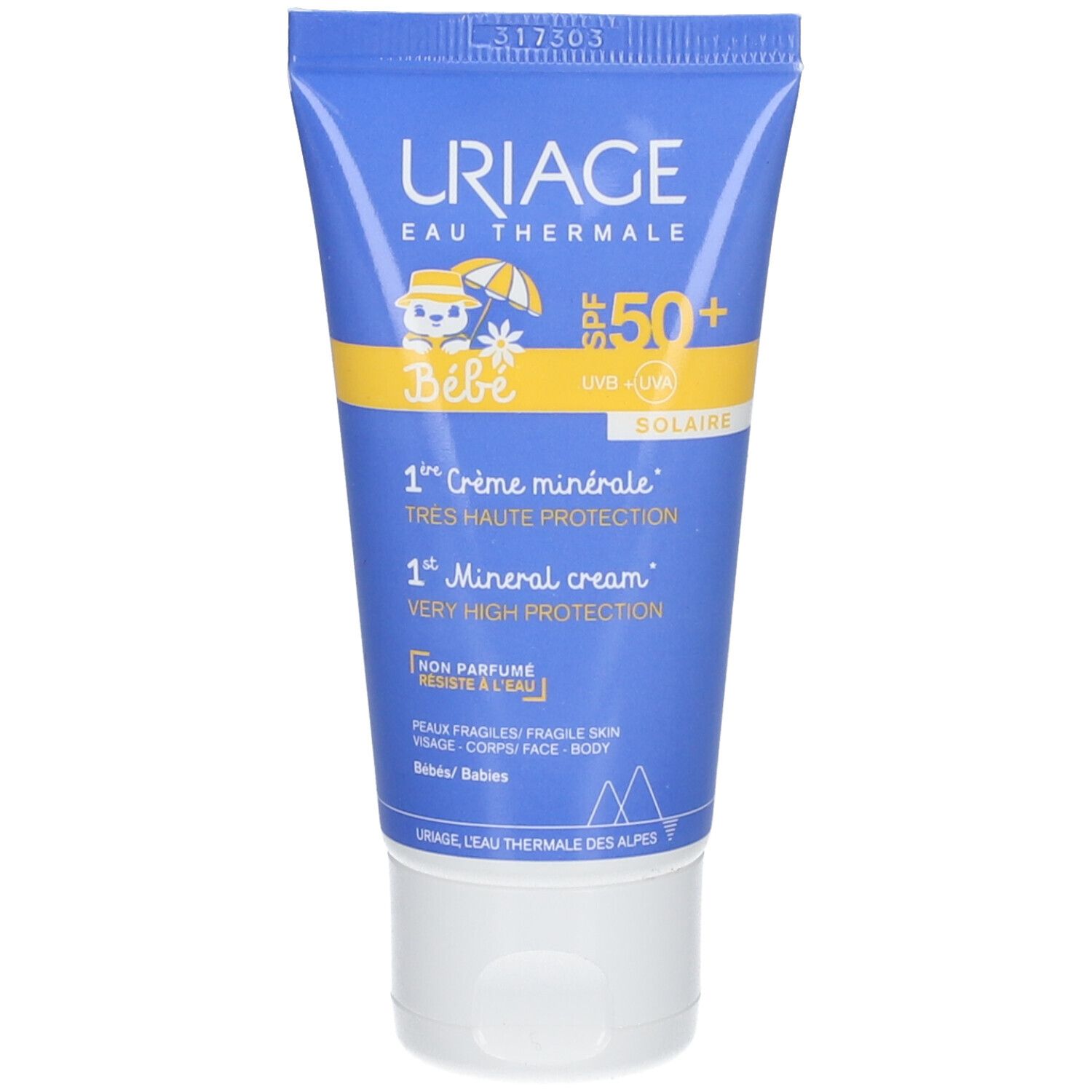 Uriage Bébé 1Ere Créme Minérale Spf 50+ Crème Solaire Minérale Spf 50+ 50 Ml - Image 2