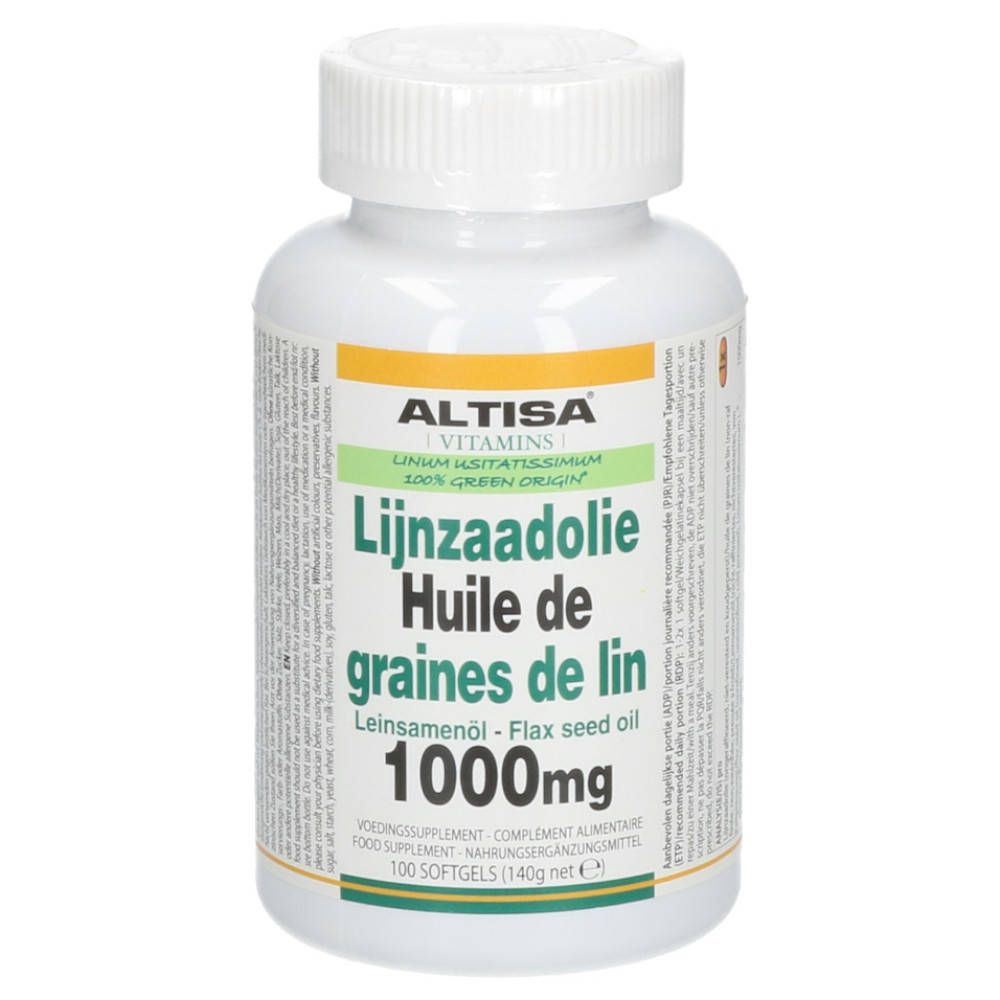 ALTISA Huile de graine de lin 1000 mg 100 pc(s) Capsule(S)