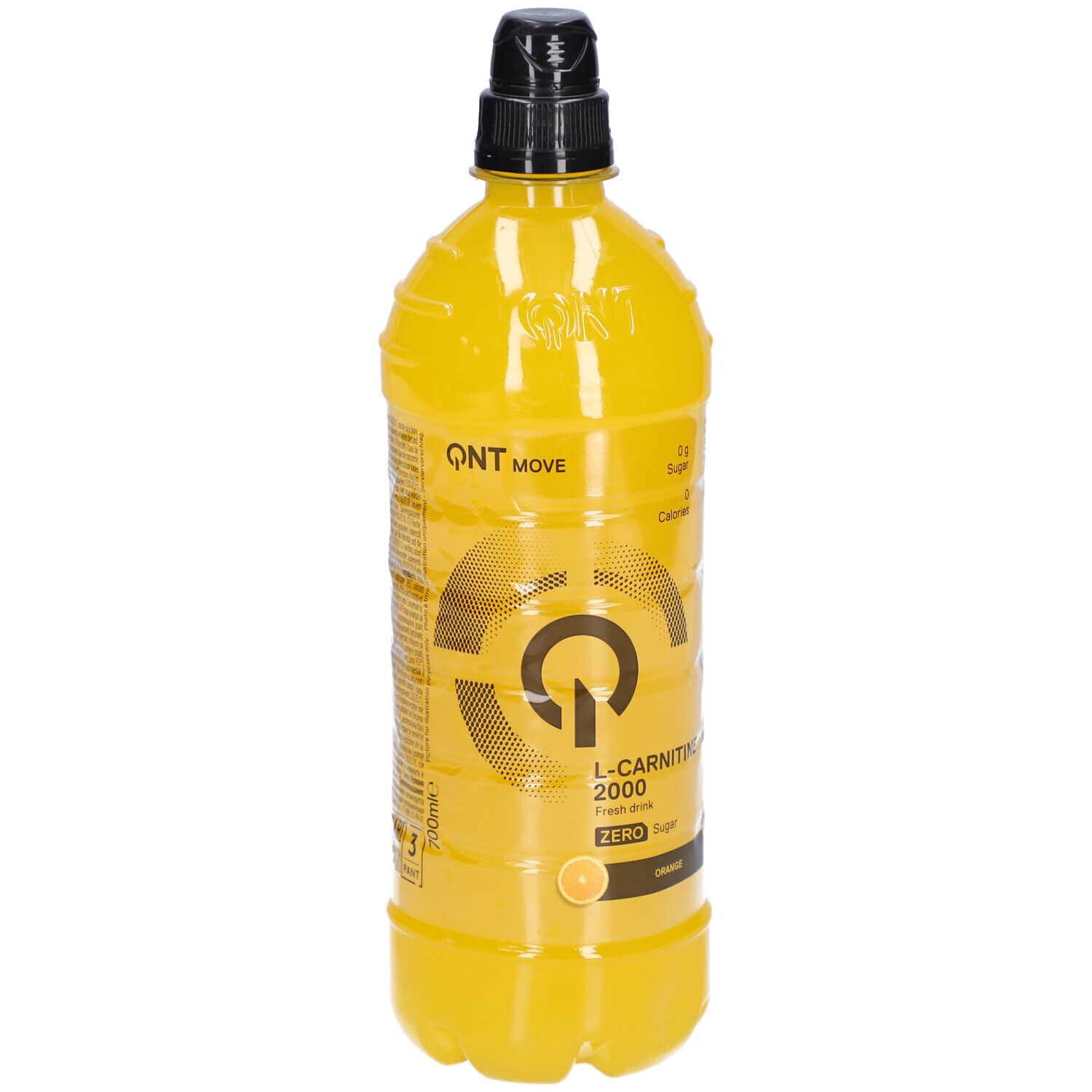 Qnt L-Carnitine 2000 Mg Zéro Calorie Orange Jus 700 Ml Enfants