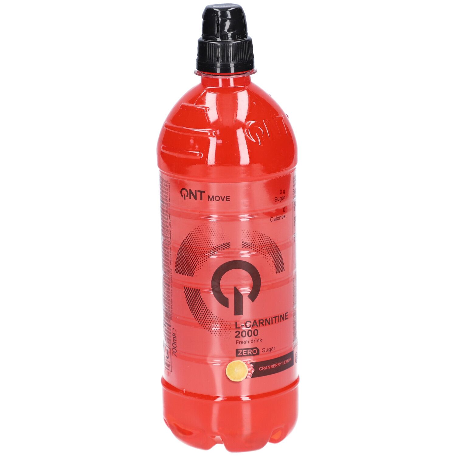 Qnt L-Carnitine 2000 Mg Zéro Calorie Cranberry-Citron Jus 700 Ml Enfants
