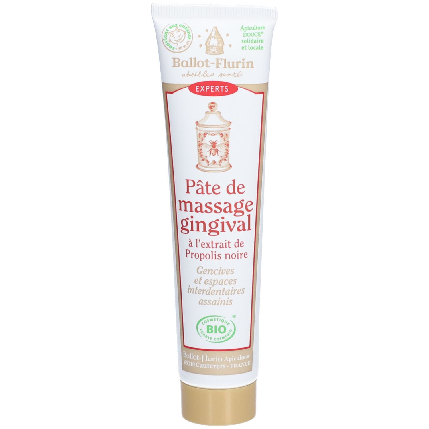 Ballot-Flurin Pâte De Massage Gingival À L’extrait Propolis Noire 75 Ml - Image 1