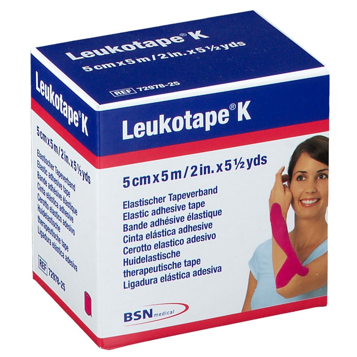 Leukotape® K Rose 5 cm x m Bandage(S) 1 pc(s)