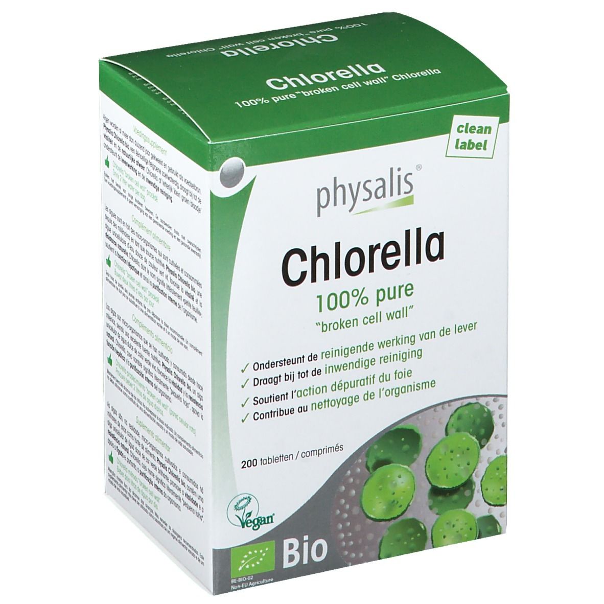 Physalis Physalis® Chlorella Comprimé(S) 200 Pc(S) Enfants