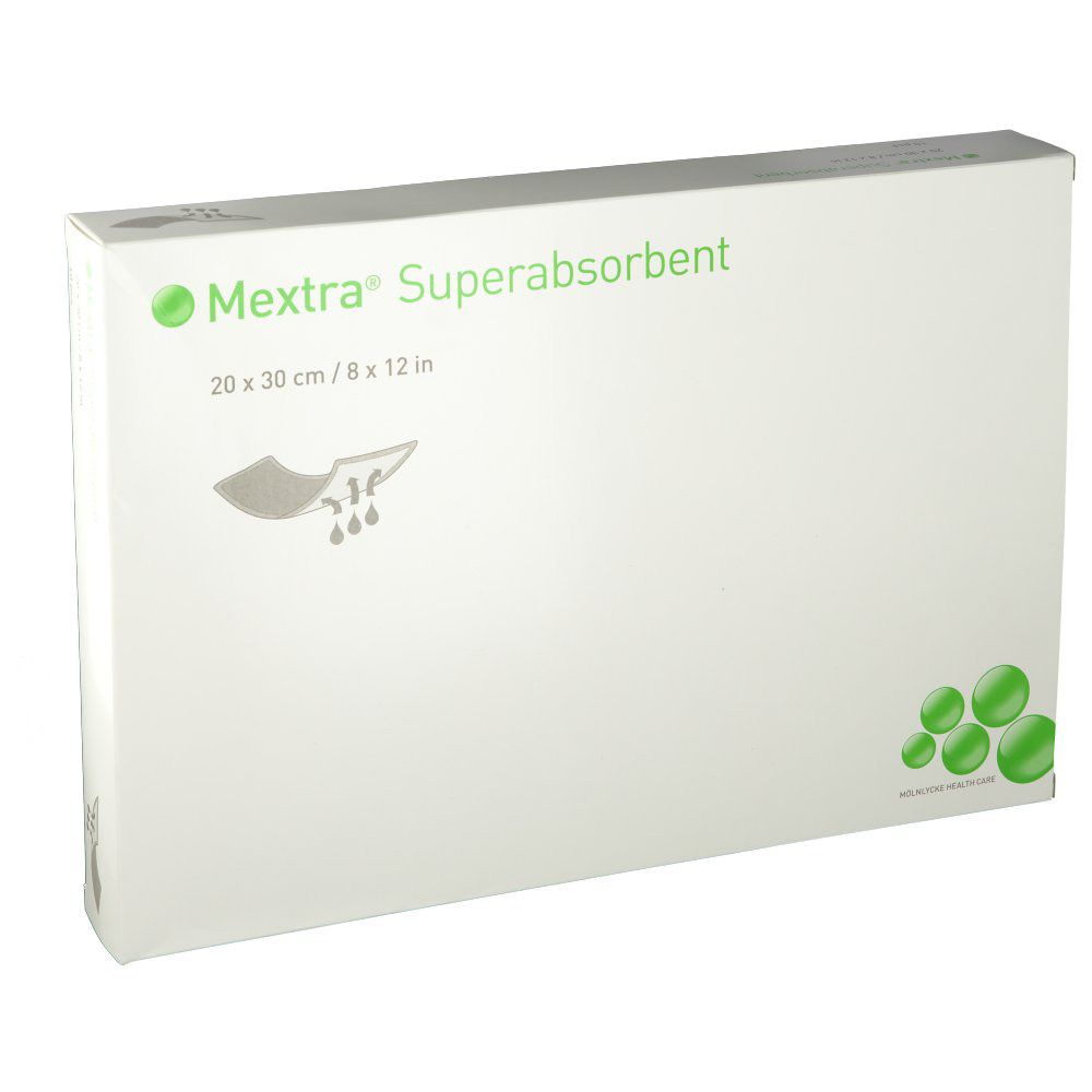 Mextra Superabsorbant 20 x 30 cm 10 pc(s) Compresses