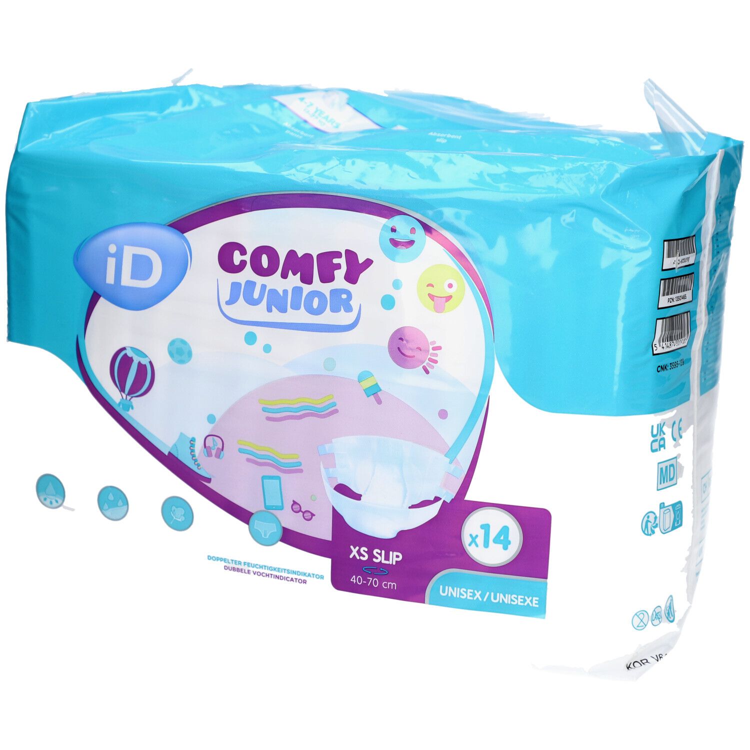 Id Comfy Junior Xs Slip Pantalon Jetable 14 pc(s)