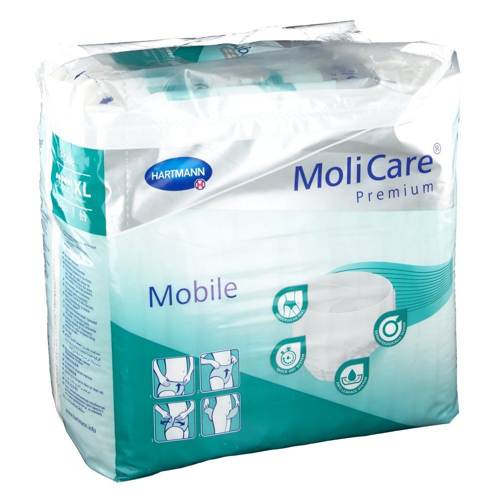 HARTMANN® Molicare® Couches adultes Premium Mobile 5 gouttes taille XL Culotte D'Incontinence 14 pc(s)
