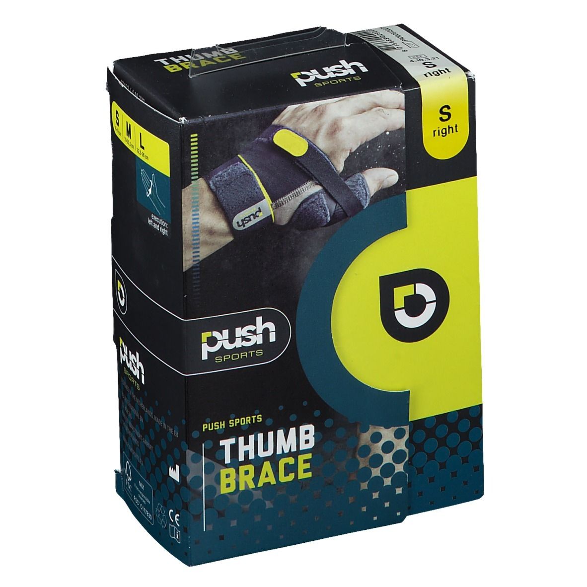 Push Sports Pouce Droite Small 16-19 cm Bandage(S) 1 pc(s)