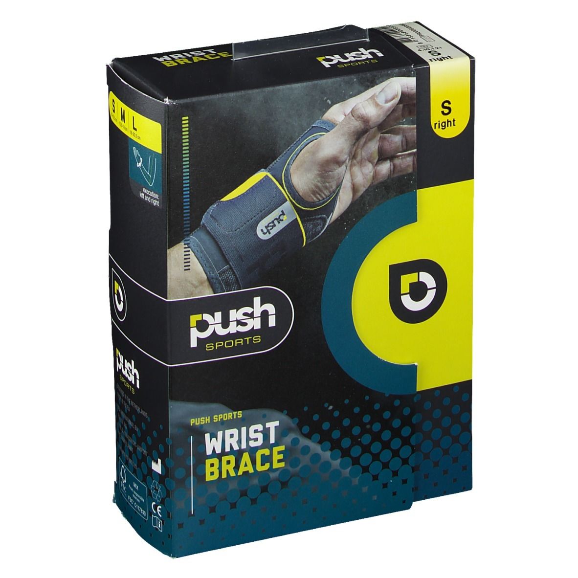push Sports Poignet Droit Small 13 - 15,5 cm 1 pc(s) Bandage(S)