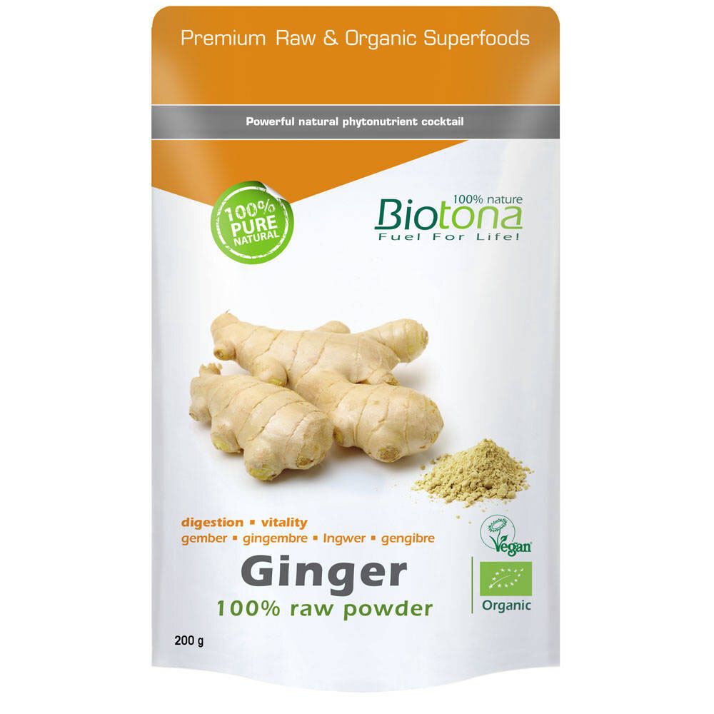 Biotona Poudre De Gingembre Cru Bio 200 G Enfants