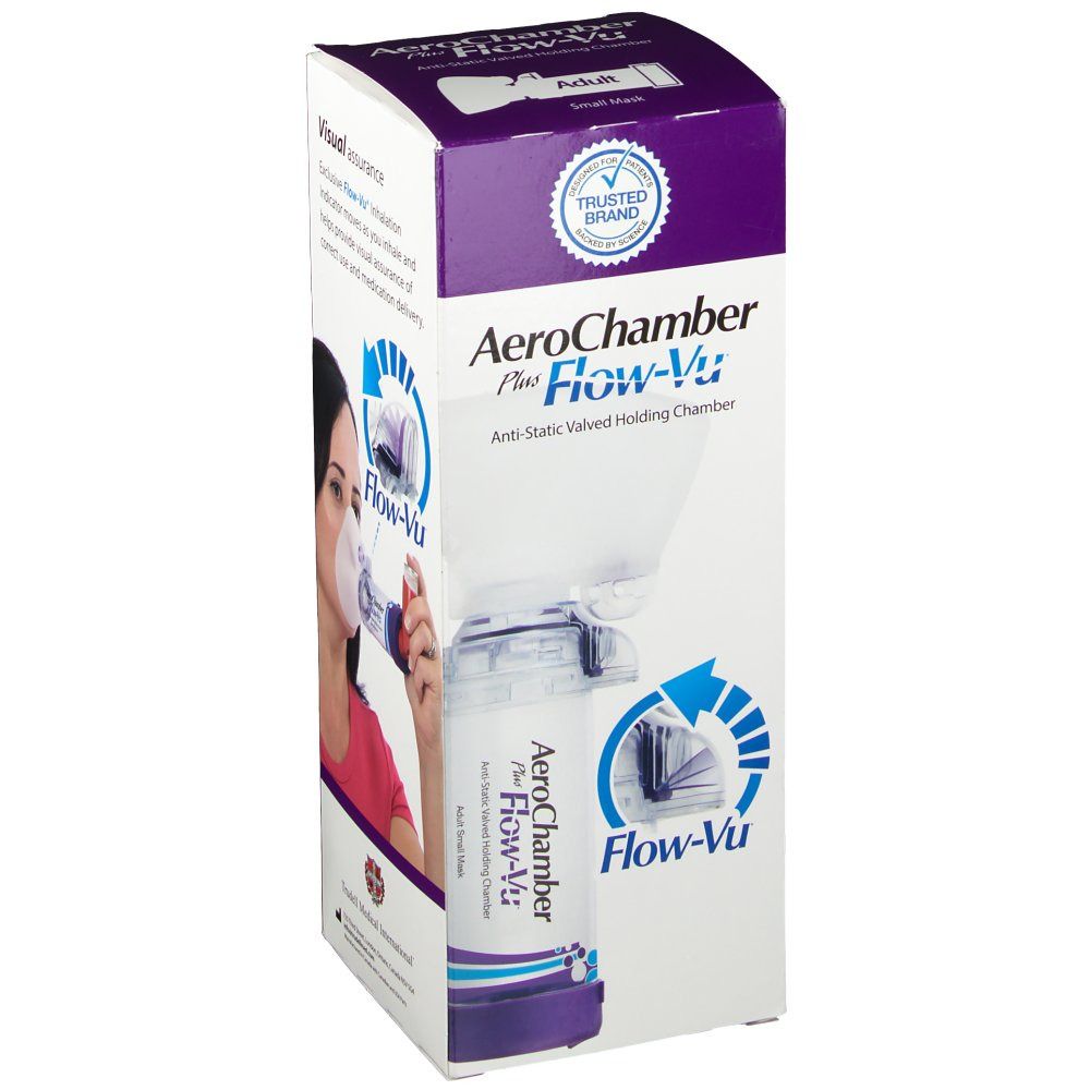 AeroChamber avec embout buccal pour adultes taille S 1 pc(s) Appareil
