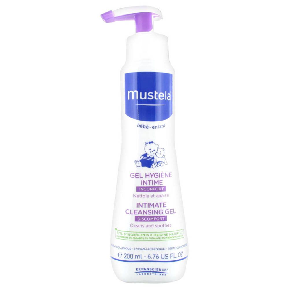 mustela Bébé Gel Hygiène Intime 200 ml Gel Nettoyant