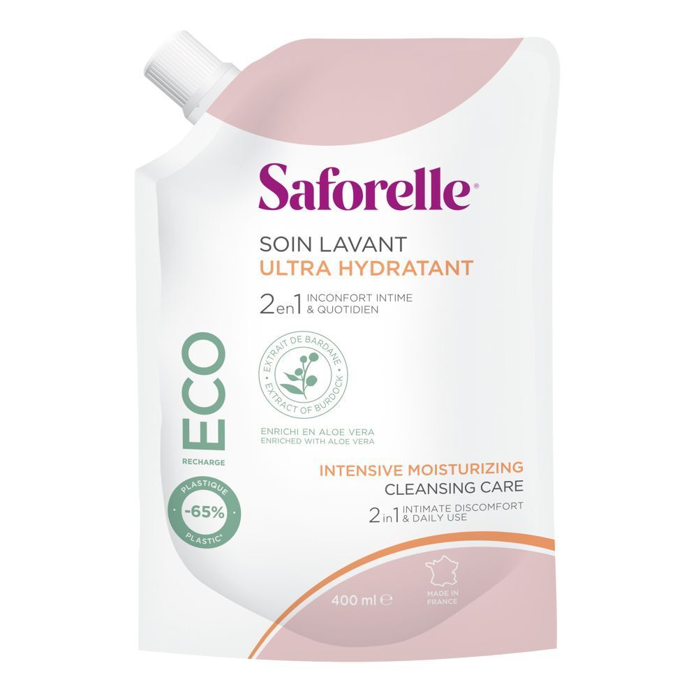 Saforelle® Soin Lavant Ultra Hydratant Recharge Gel Nettoyant 400 ml