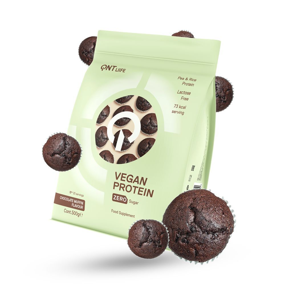 QNT Vegan Protein Muffin au Chocolat 500 g Poudre