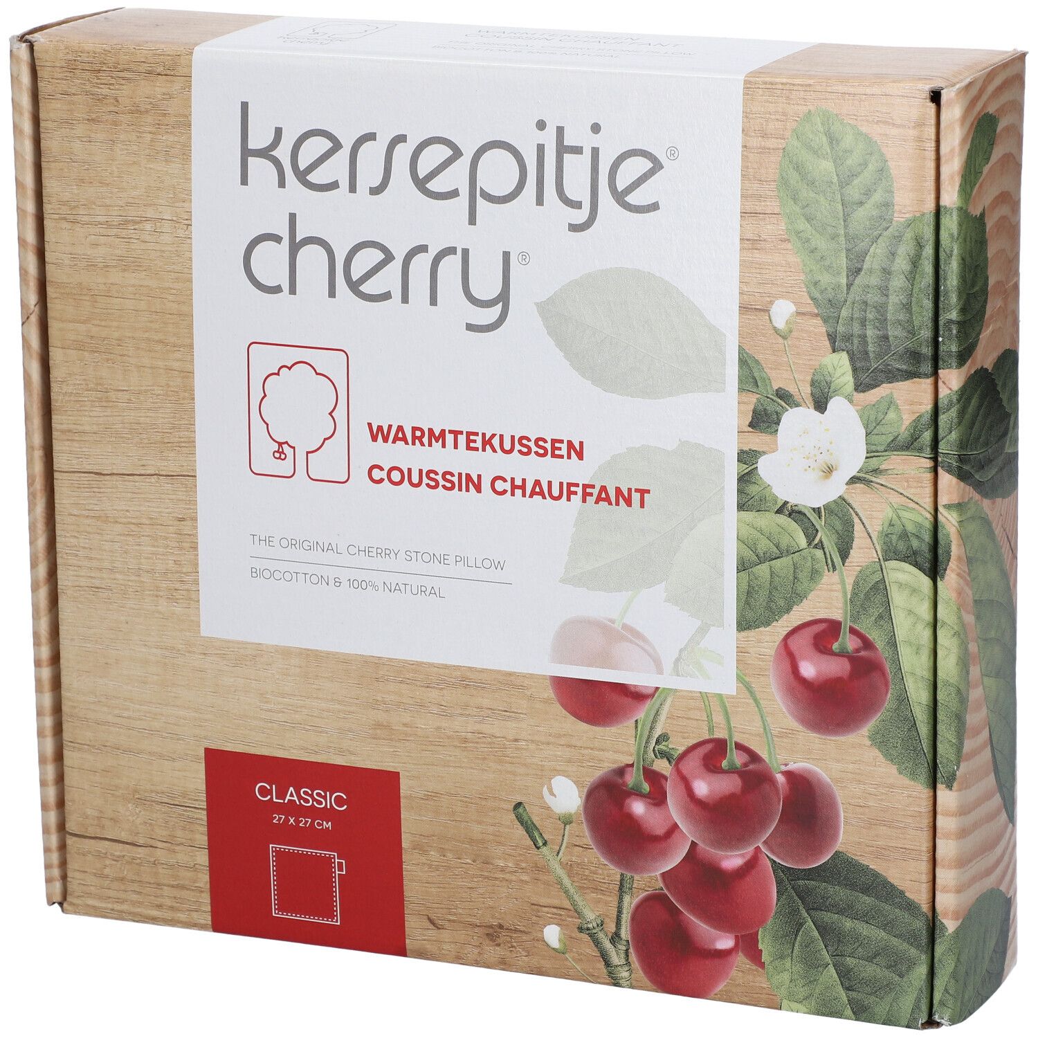 ACA Kersenpitje Coussin chauffant Classic 27 x 27 cm 1 pc(s) Oreiller