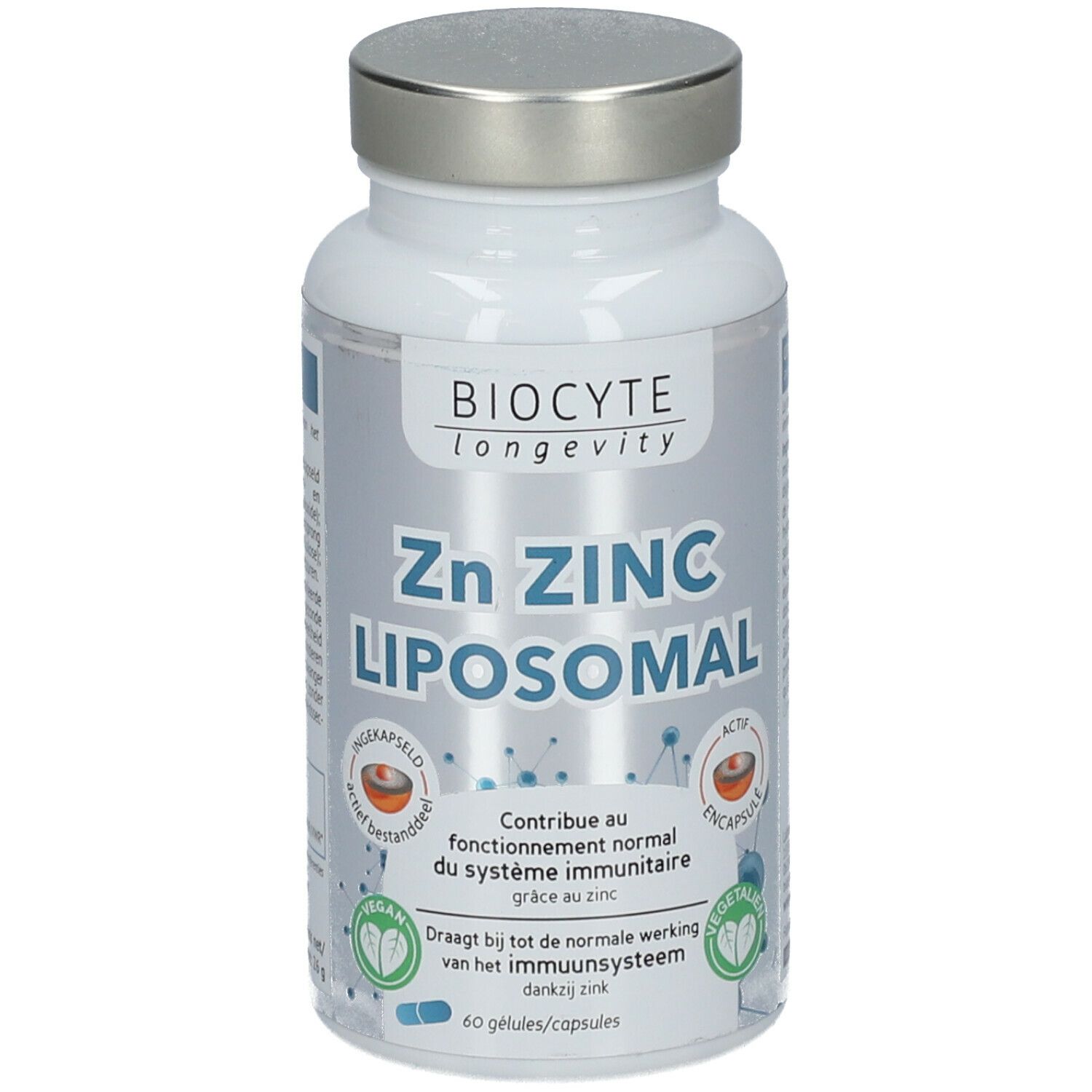 Biocyte Zn Zinc Liposomé Gélules Capsule(S) 60 Pc(S)