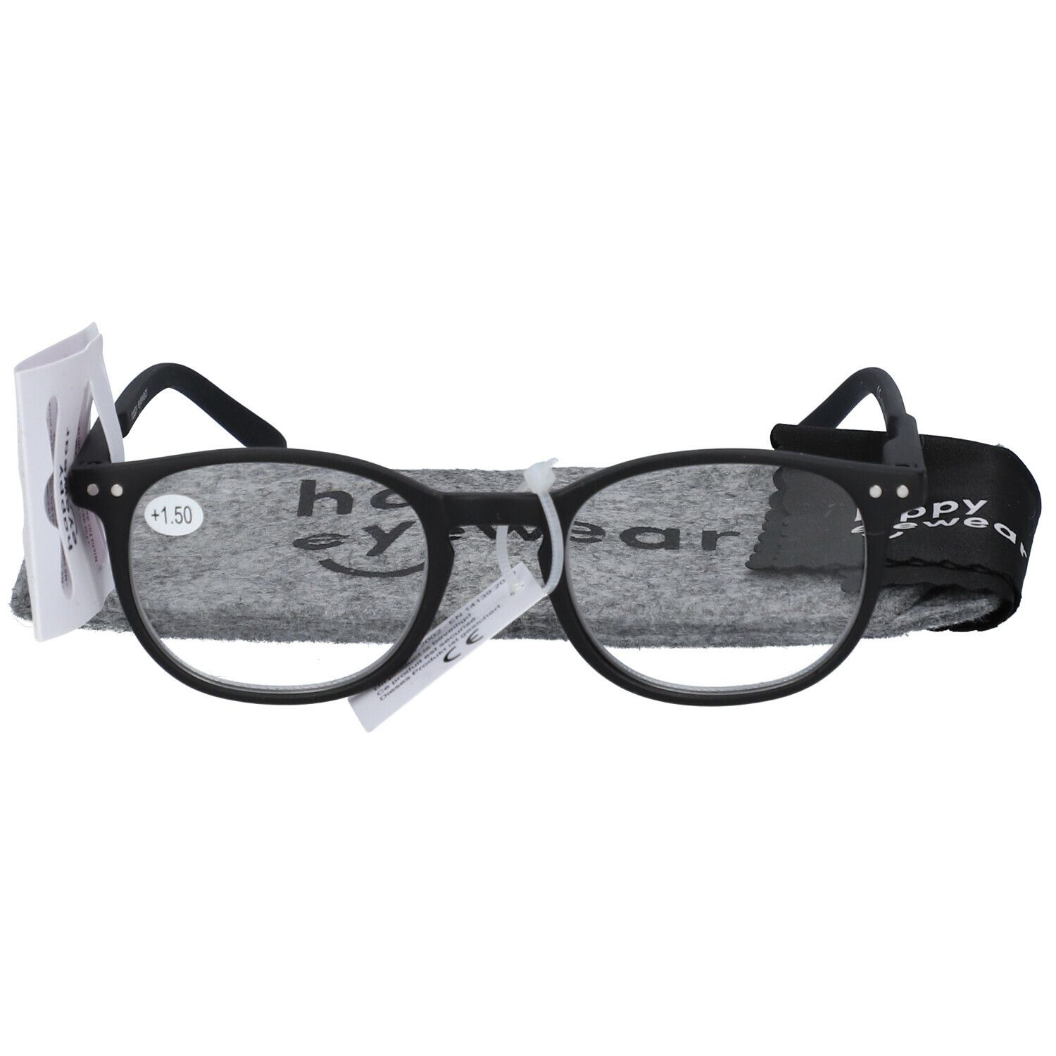 Pharma Glasses Lunettes de lecture Roma noir + 1.50 1 pc(s)