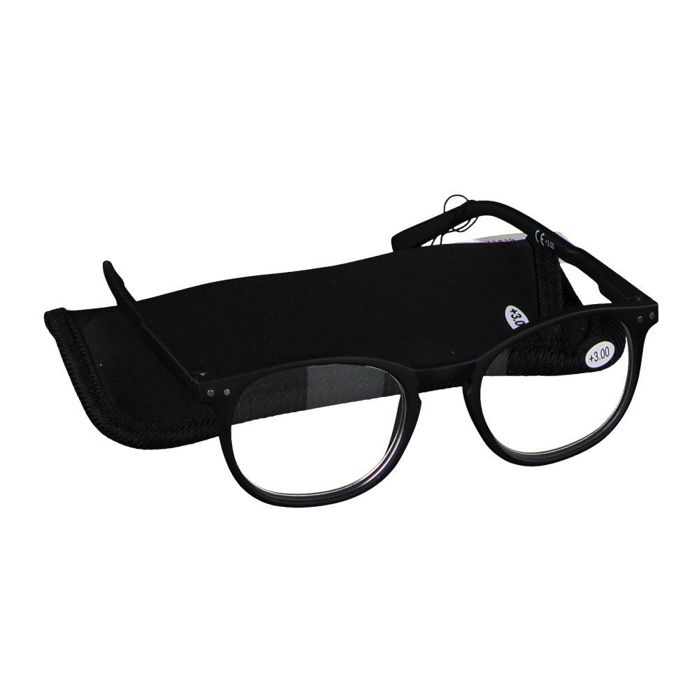 pharmaGLASSES® Lunettes de lecture Roma Noir +3,00 1 pc(s)