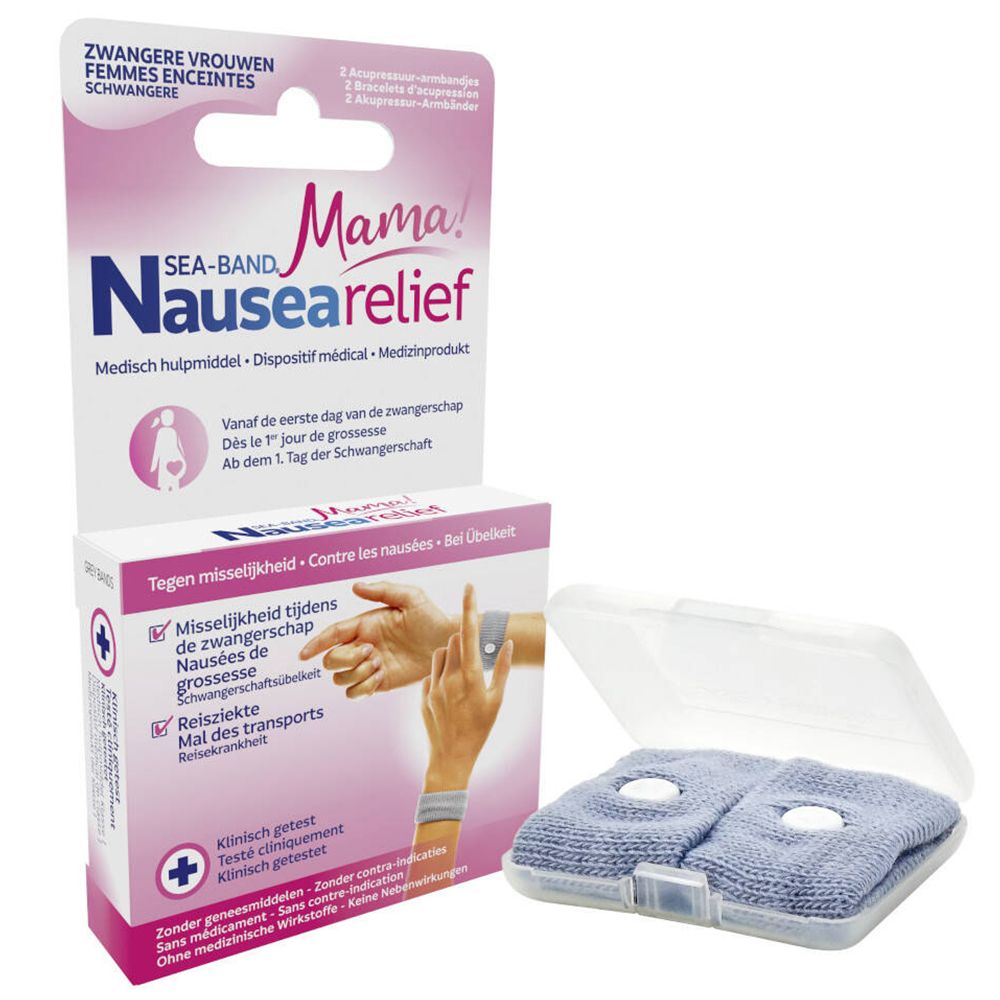 SEA-BAND Nausearelief Mama! Gris 2 pc(s) Autre