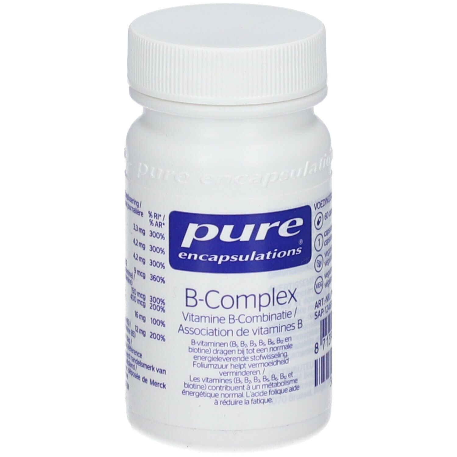 pure encapsulations B-Complex 60 pc(s) Capsule(S)