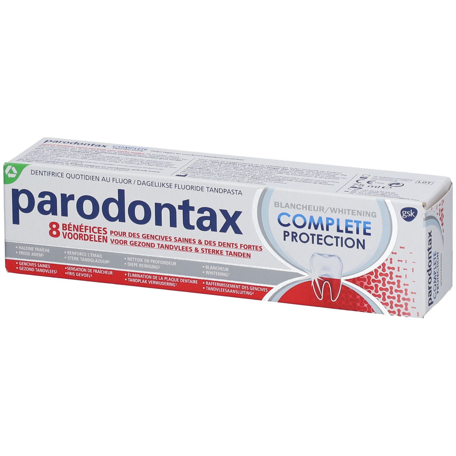 Parodontax Complete Protection Whitening Dentifrice Dentifrice(S) 75 ml