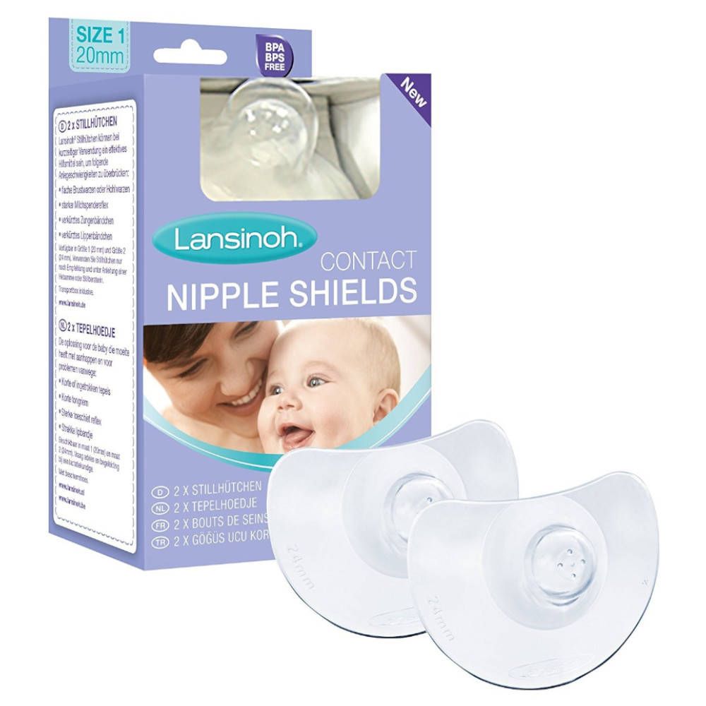 Lansinoh Protecteurs de Mamelon Boîte Protection Comprise Bonnets, Capuchons, Coquilles De Poitrine 2 pc(s)