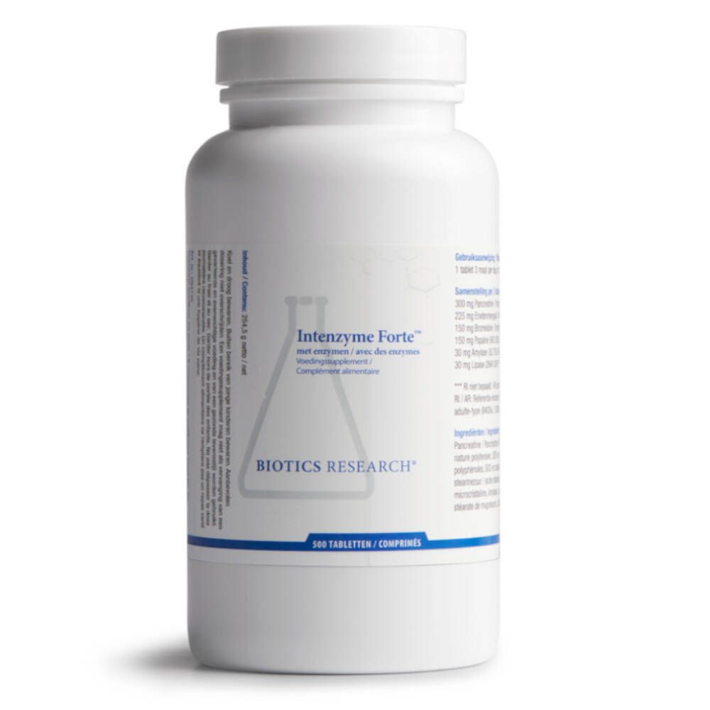 Biotics Research® Intenzyme Forte™ Comprimé(S) 500 Pc(S) Enfants