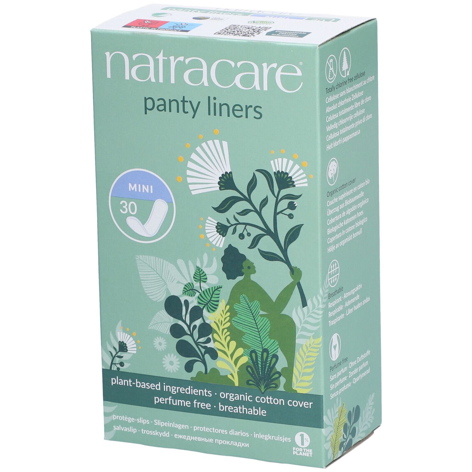 Natracare Protège-Slips Mini 30 pc(s)