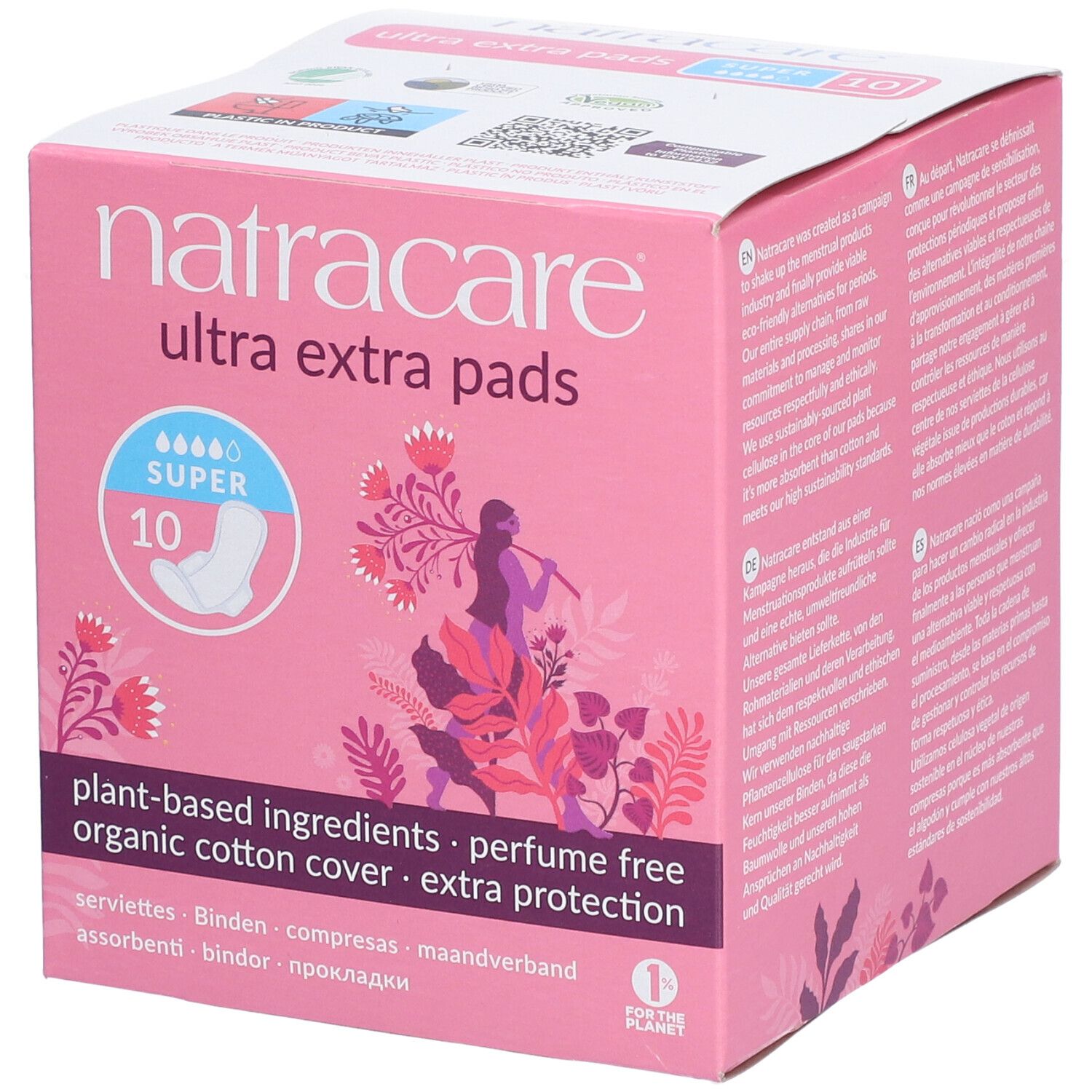 NATRACARE® Culotte Ultra Extra Super avec ailettes 10 pc(s)