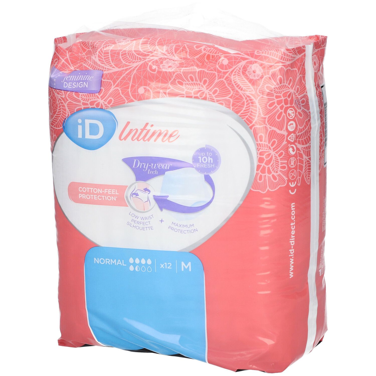 iD Intime Pants Normal Medium Blanc Serviette hygienique 12 pc(s)