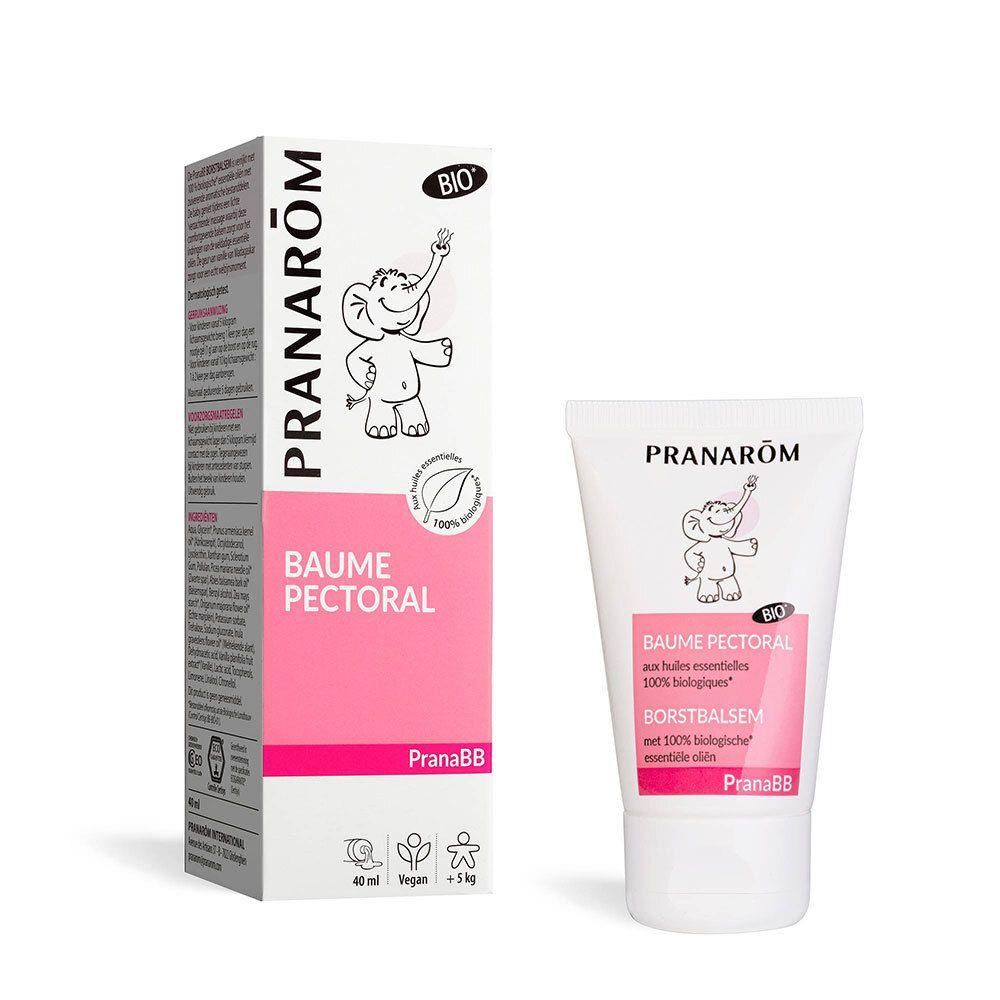 Pranarom Pranarôm Pranabb Baume Pectoral Bio 40 G Enfants